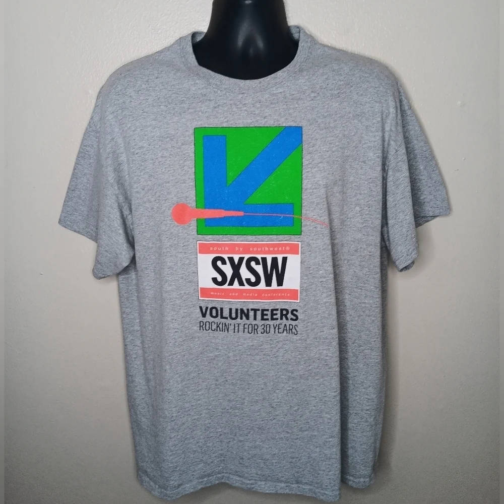 SXSW Music Festival Adult XL Band T-shirt Staff Volunteer South By Southwest Tee